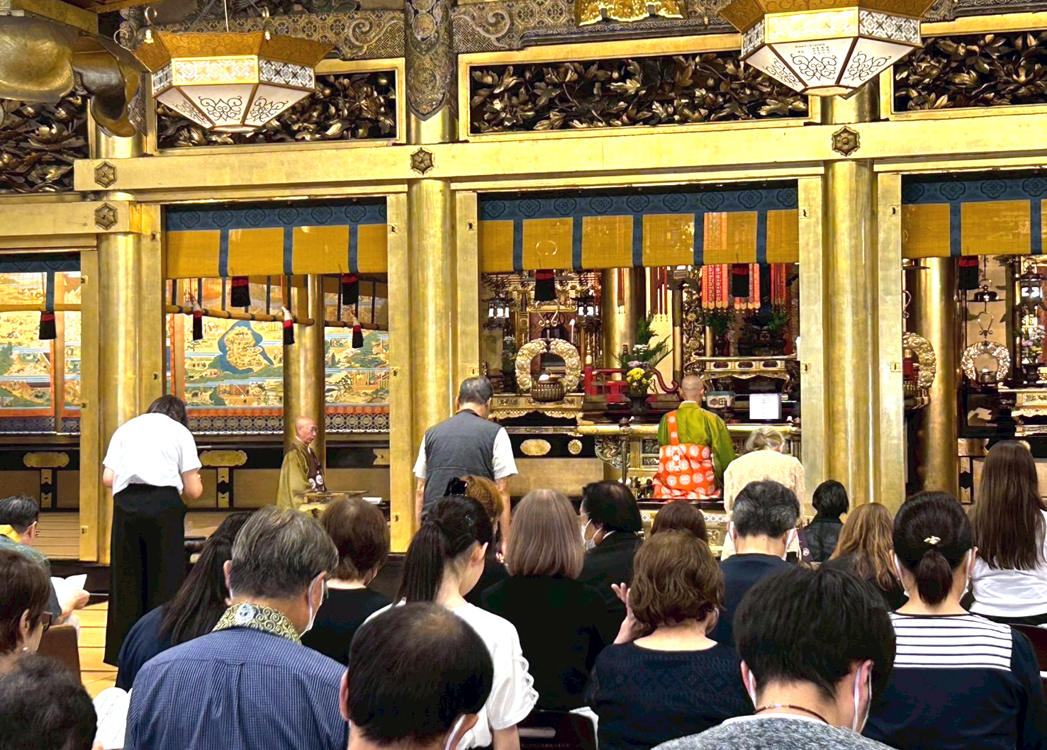 昨年の盂蘭盆会の様子