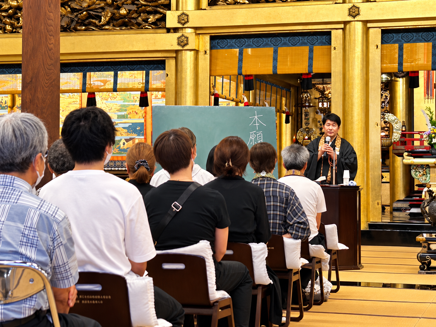 巖水法光先生による彼岸讃仏会のご法話